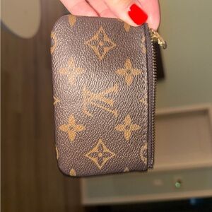 Louis Vuitton Brown and Gold Monogram Key Holder